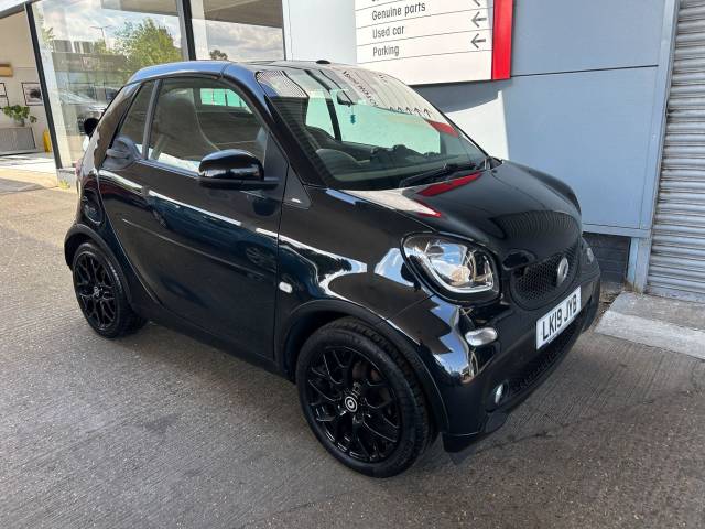 Smart Fortwo 1.0 Prime Sport Premium Plus 2dr Auto Convertible Petrol BLACK